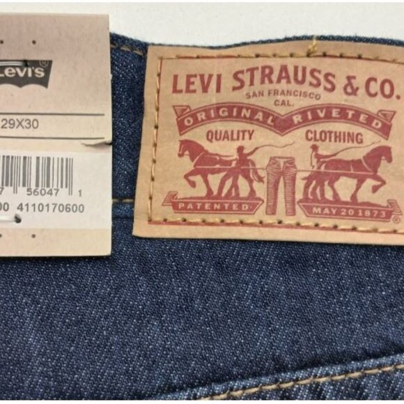 Levi's Women's '80s Mom Jeans W29 L30 High Rise 100% Cotton Tapered Blue New - Picture 7 of 13